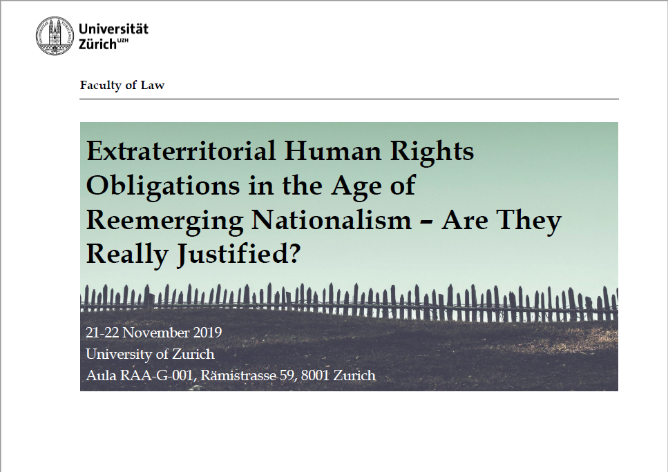Extraterritorial Human Rights Obligations