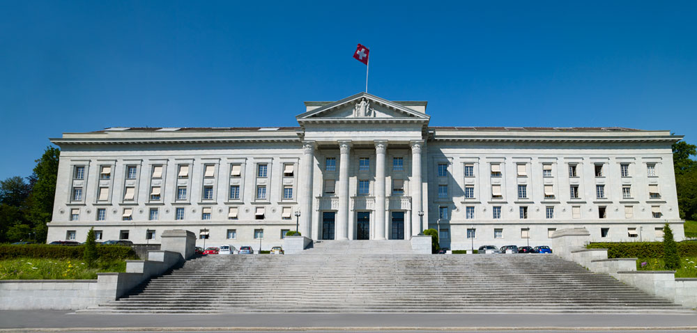 Gebäude des Bundesgerichts in Lausanne