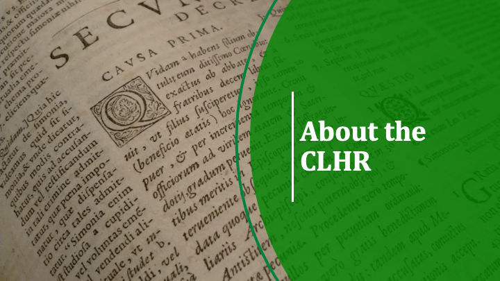 About the CLHR Logo