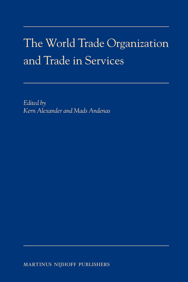 Cover of 'The World Trade Organization and Trade in Services'