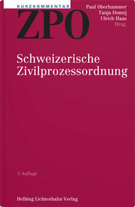 Oberhammer/Domej/Haas (Hrsg.), Kurzkommentar ZPO, 3. Aufl. 2021