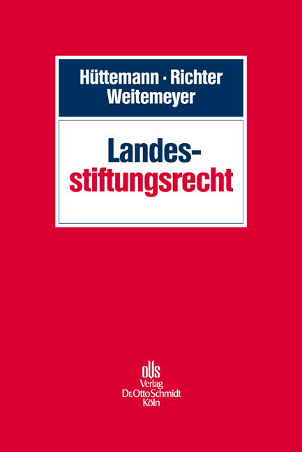 Handbuch des Landesstiftungsrechts