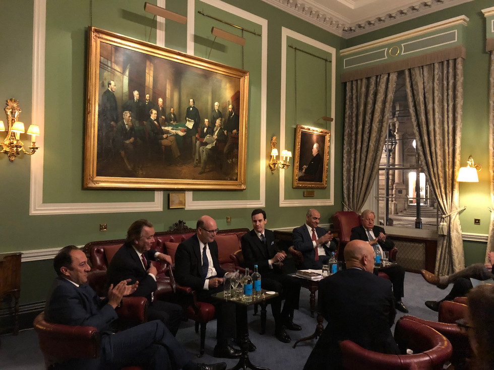 Accademia Panel Discussion on Economic Sanctions at the Carlton Club in London, 28 September 2018